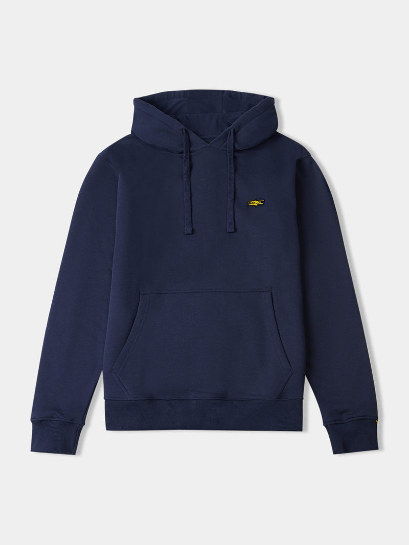 Flyers Mens Hoodie Navy Blue