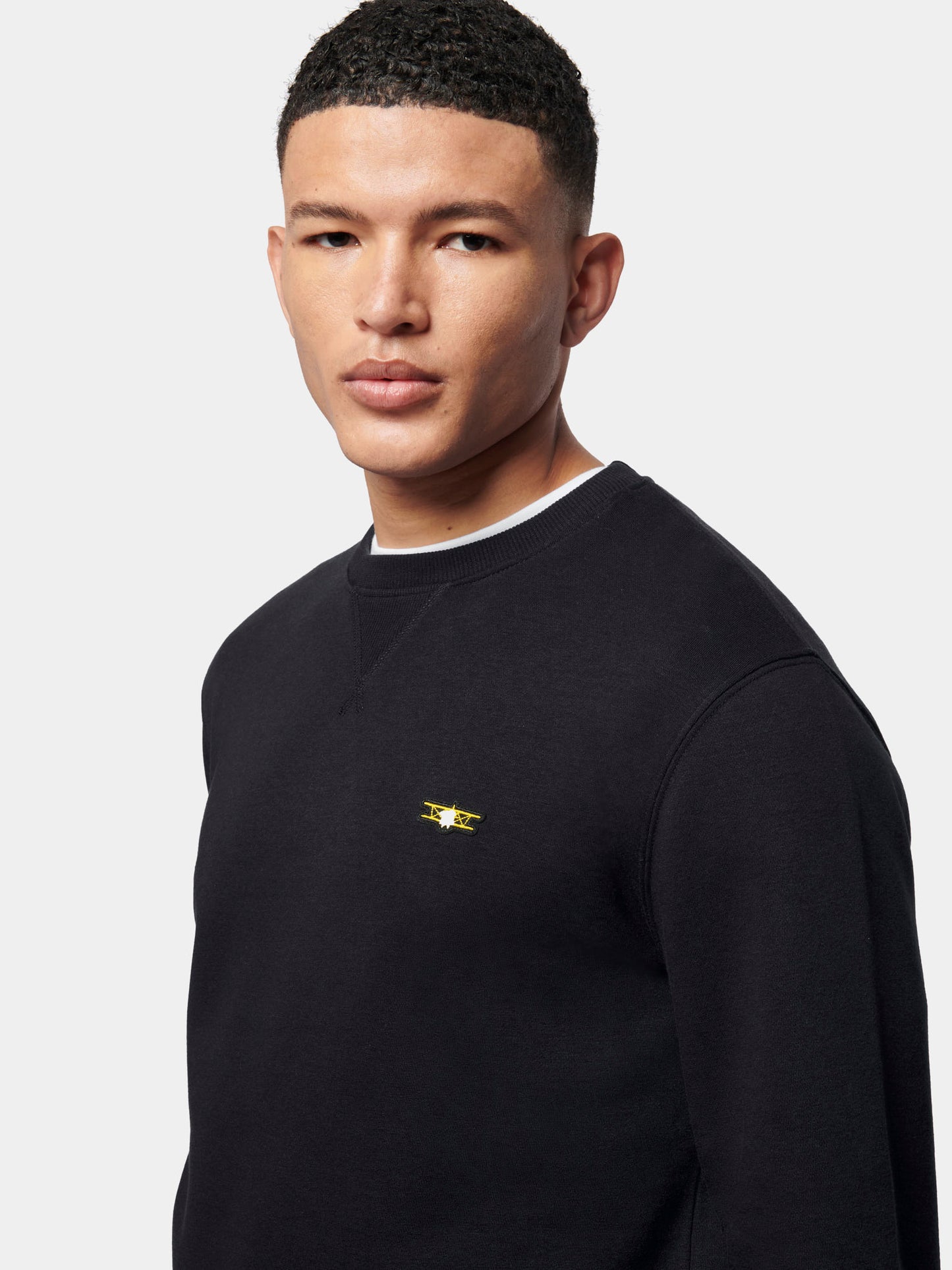 Flyers Mens Crew Neck Sweatshirt Black
