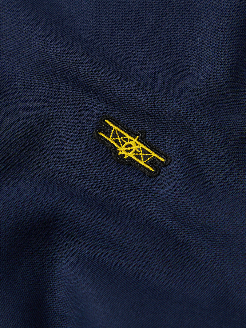 Flyers Mens Crew Neck Sweatshirt Navy Blue