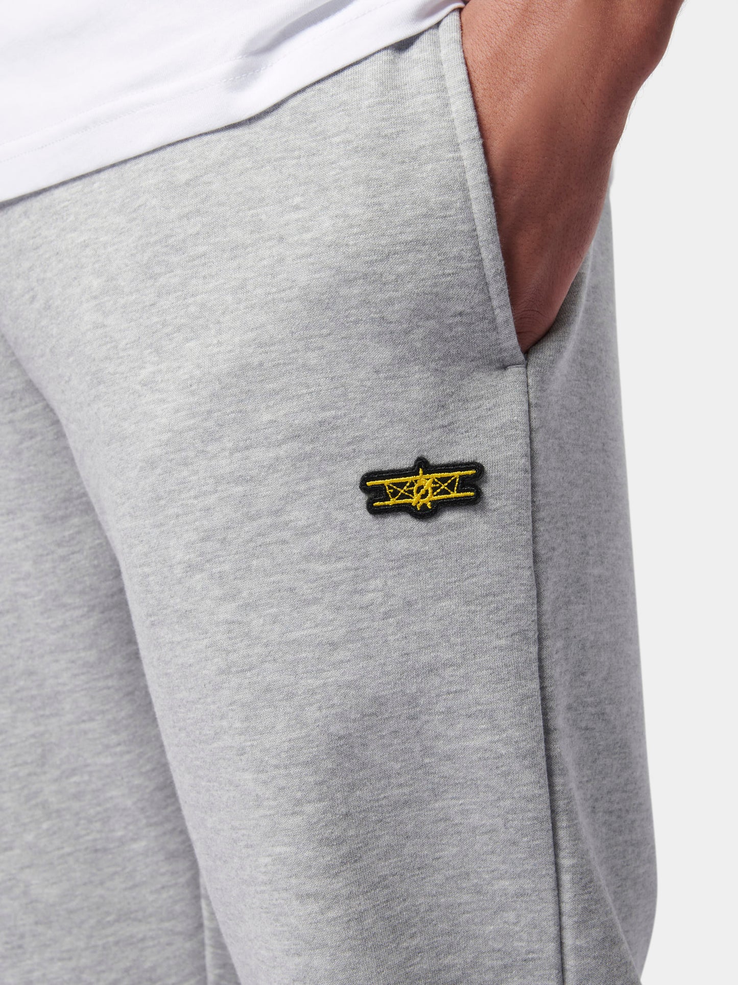 Flyers Mens Joggers Vintage Grey Heather