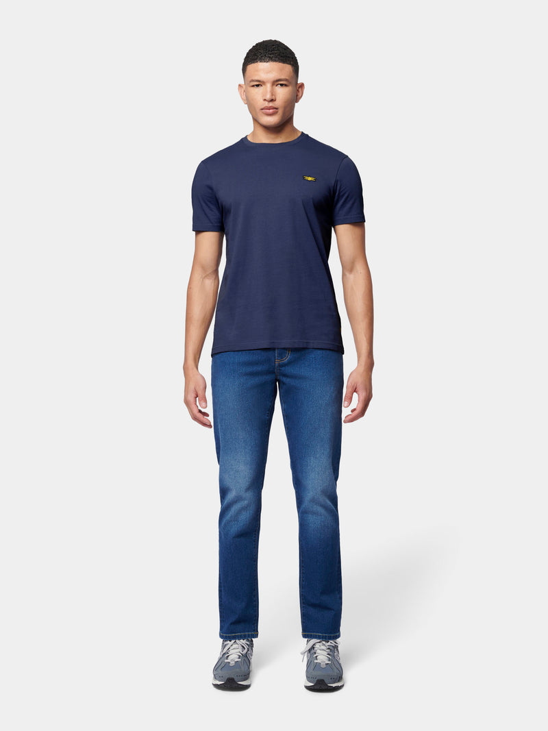 Flyers Mens T-Shirt Navy Blue
