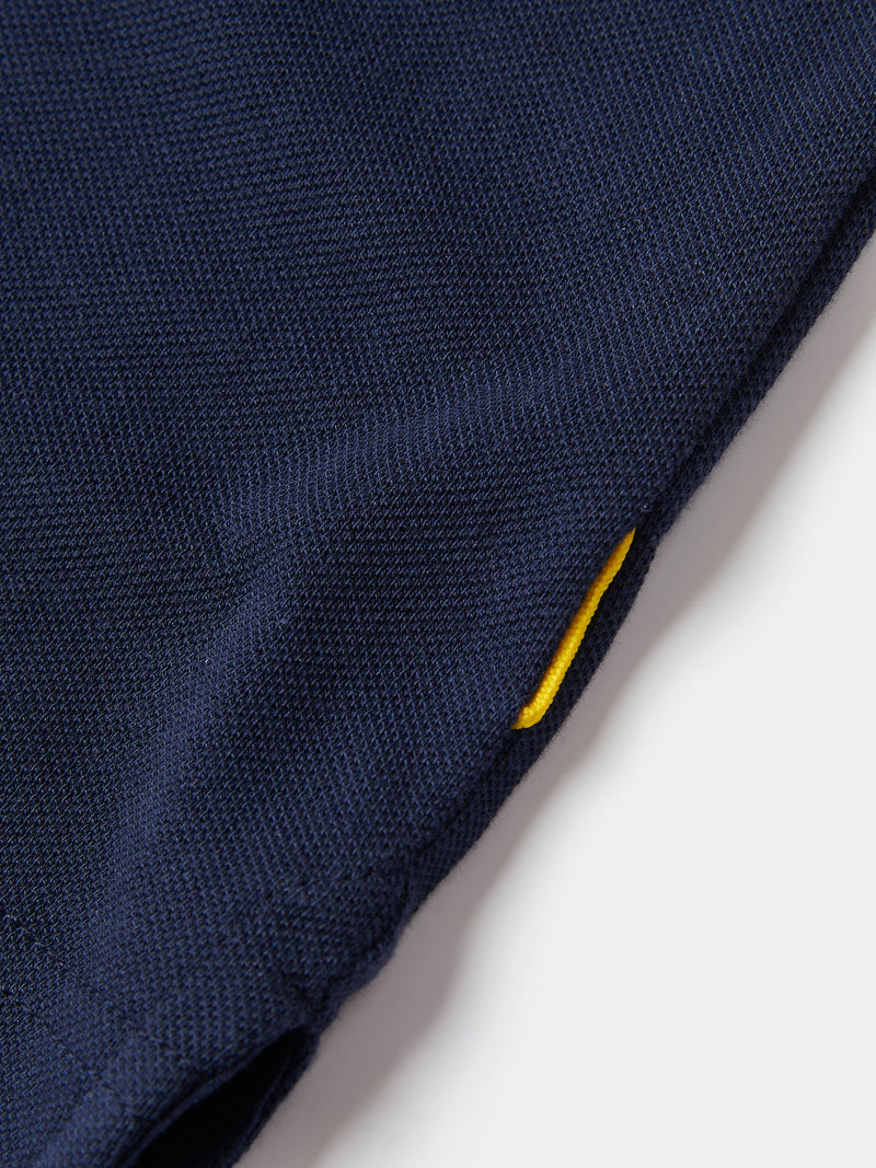 Flyers Mens Polo Shirt Navy Blue
