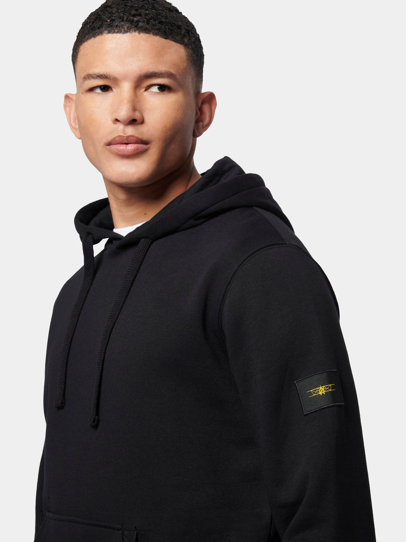 Flyers Mens Loose Fit Hoodie Black