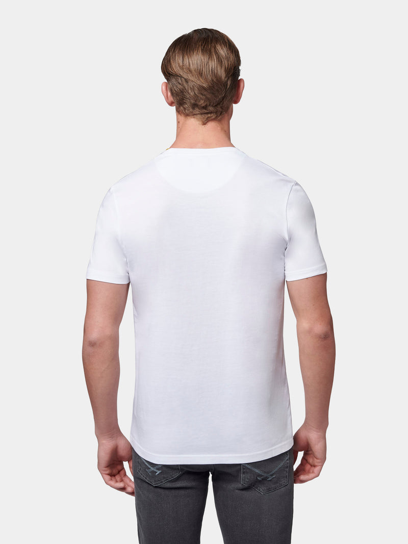 Flyers Mens Text T-Shirt Bright White