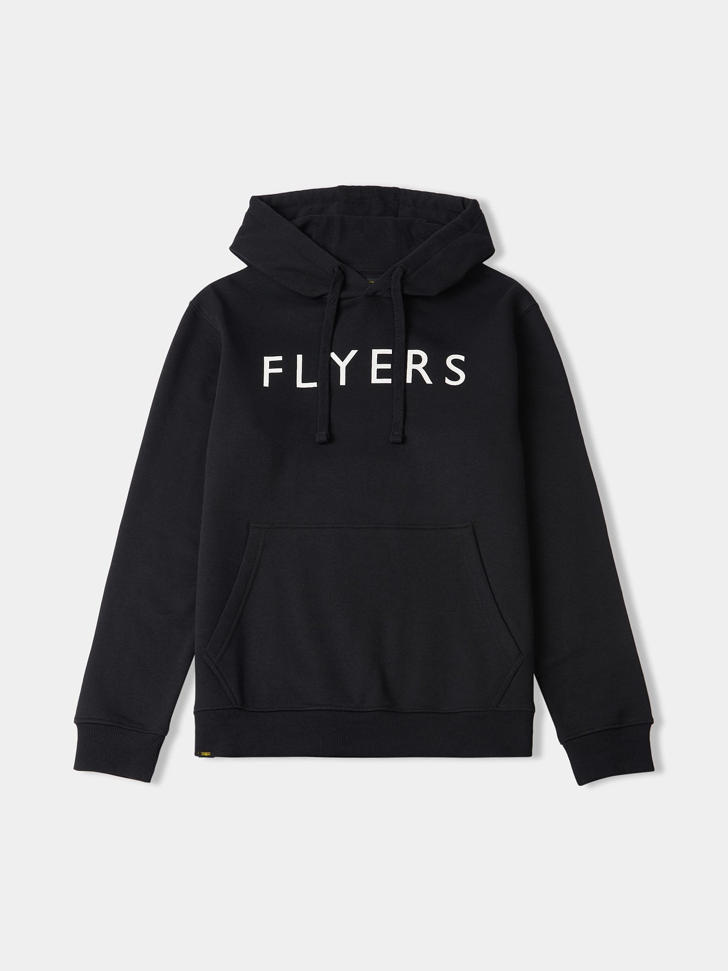 Flyers Mens Text Hoodie Black