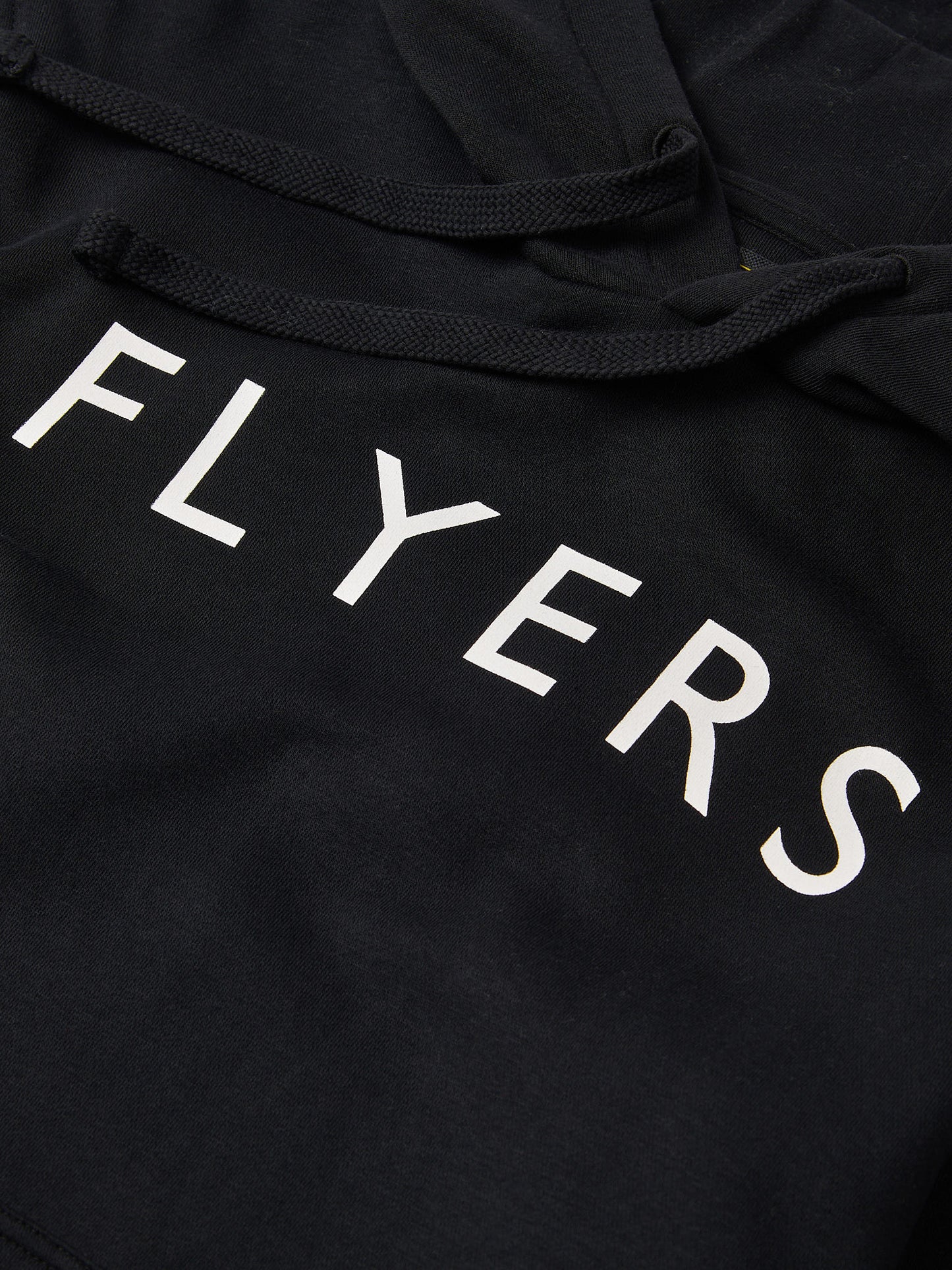Flyers Mens Text Hoodie Black