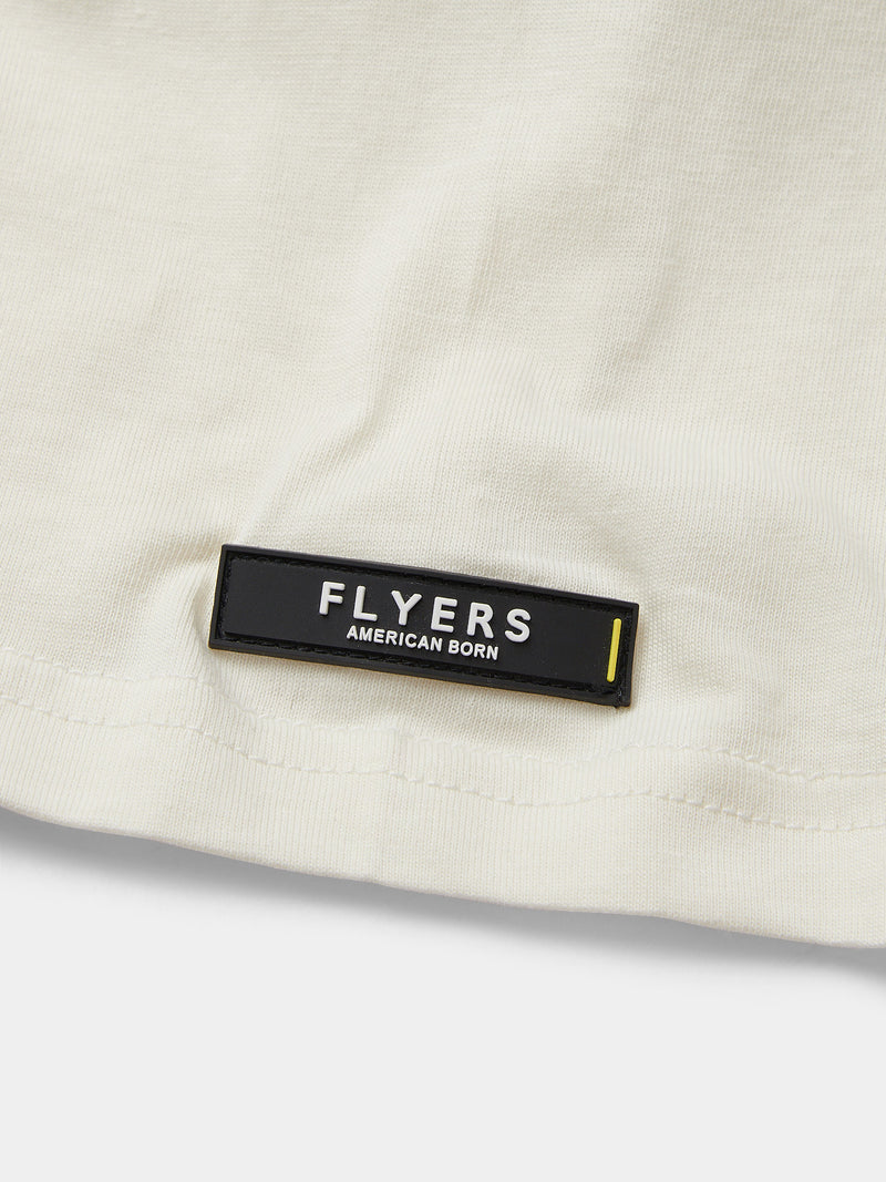 Flyers Mens Print T-Shirt Tofu