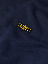 Flyers Mens Hoodie Navy Blue