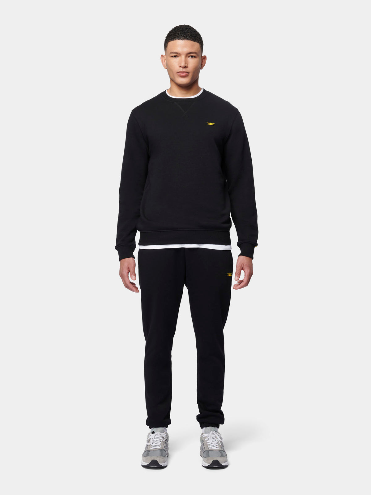 Flyers Mens Crew Neck Sweatshirt Black