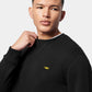 Flyers Mens Crew Neck Sweatshirt Black