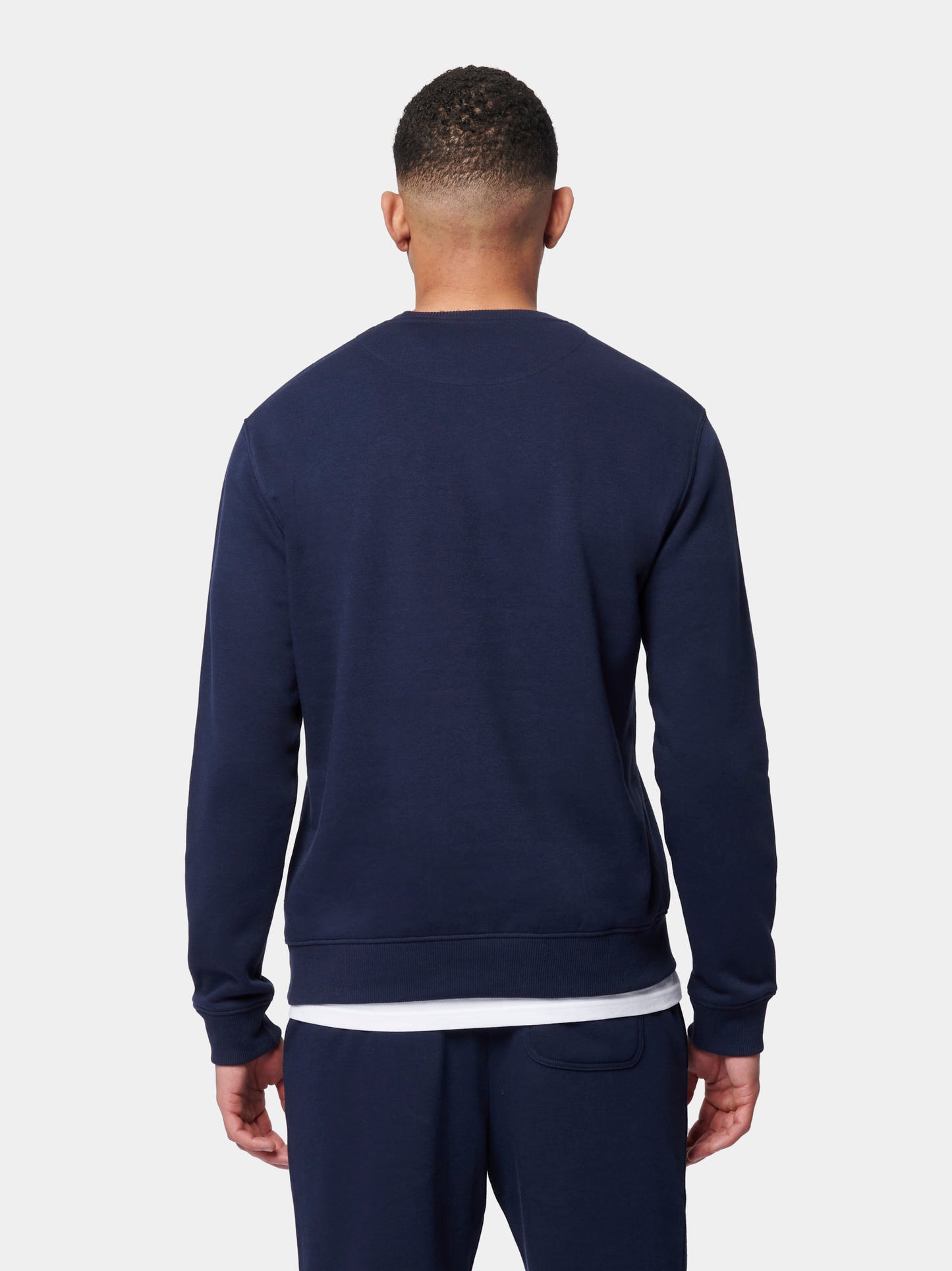 Flyers Mens Crew Neck Sweatshirt Navy Blue