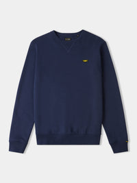Flyers Mens Crew Neck Sweatshirt Navy Blue