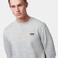 Flyers Mens Crew Neck Sweatshirt Vintage Grey Heather