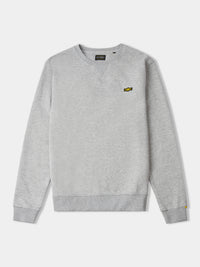 Flyers Mens Crew Neck Sweatshirt Vintage Grey Heather