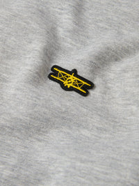 Flyers Mens Crew Neck Sweatshirt Vintage Grey Heather