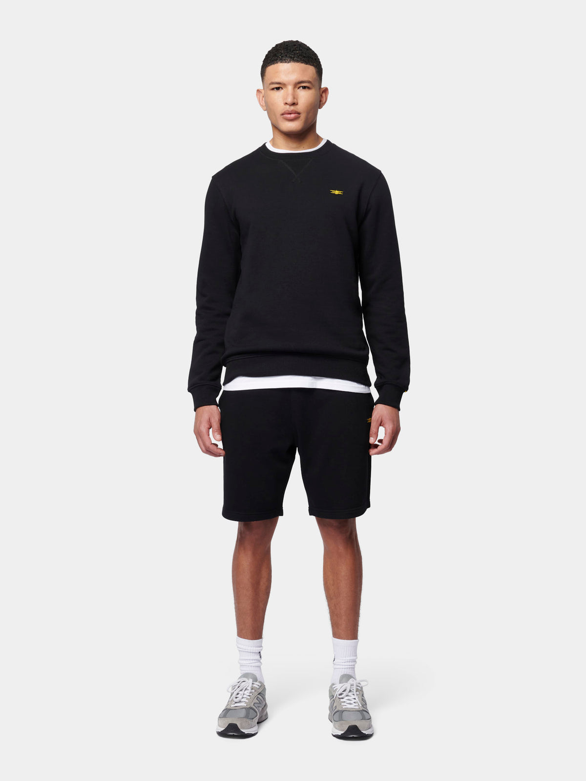 Flyers Mens Sweat Shorts Black