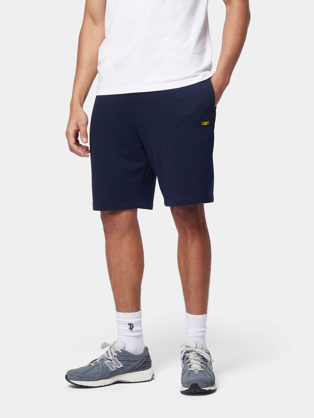 Flyers Mens Sweat Shorts Navy Blue