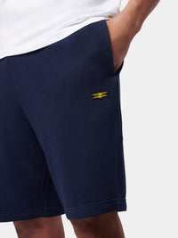 Flyers Mens Sweat Shorts Navy Blue