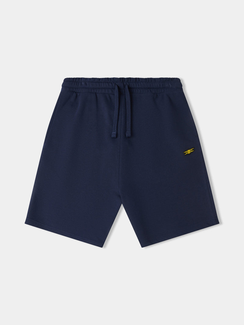 Flyers Mens Sweat Shorts Navy Blue