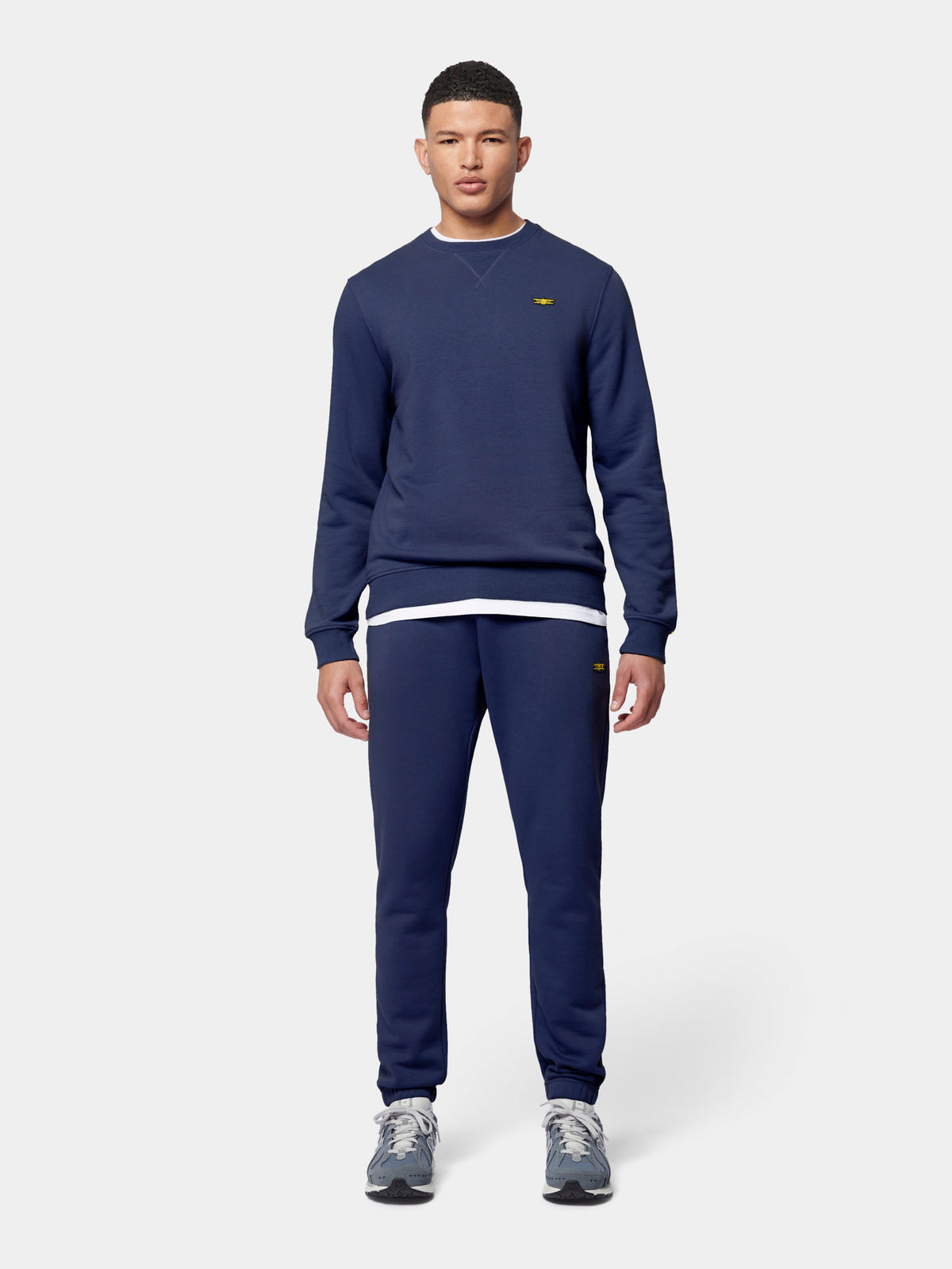 Flyers Mens Joggers Navy Blue