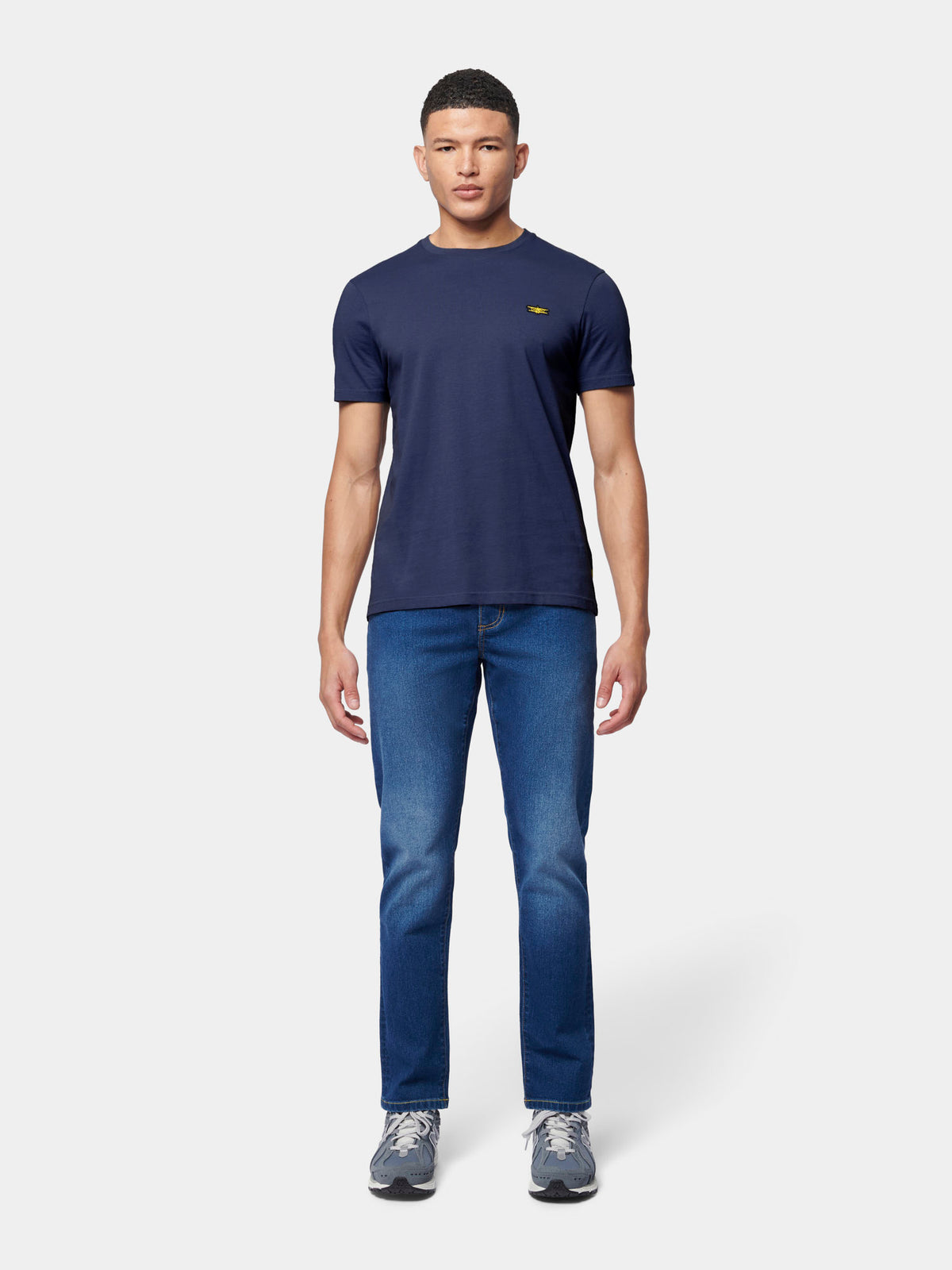 Flyers Mens T-Shirt Navy Blue