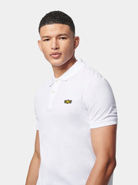 Flyers Mens Polo Shirt Bright White