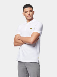 Flyers Mens Polo Shirt Bright White