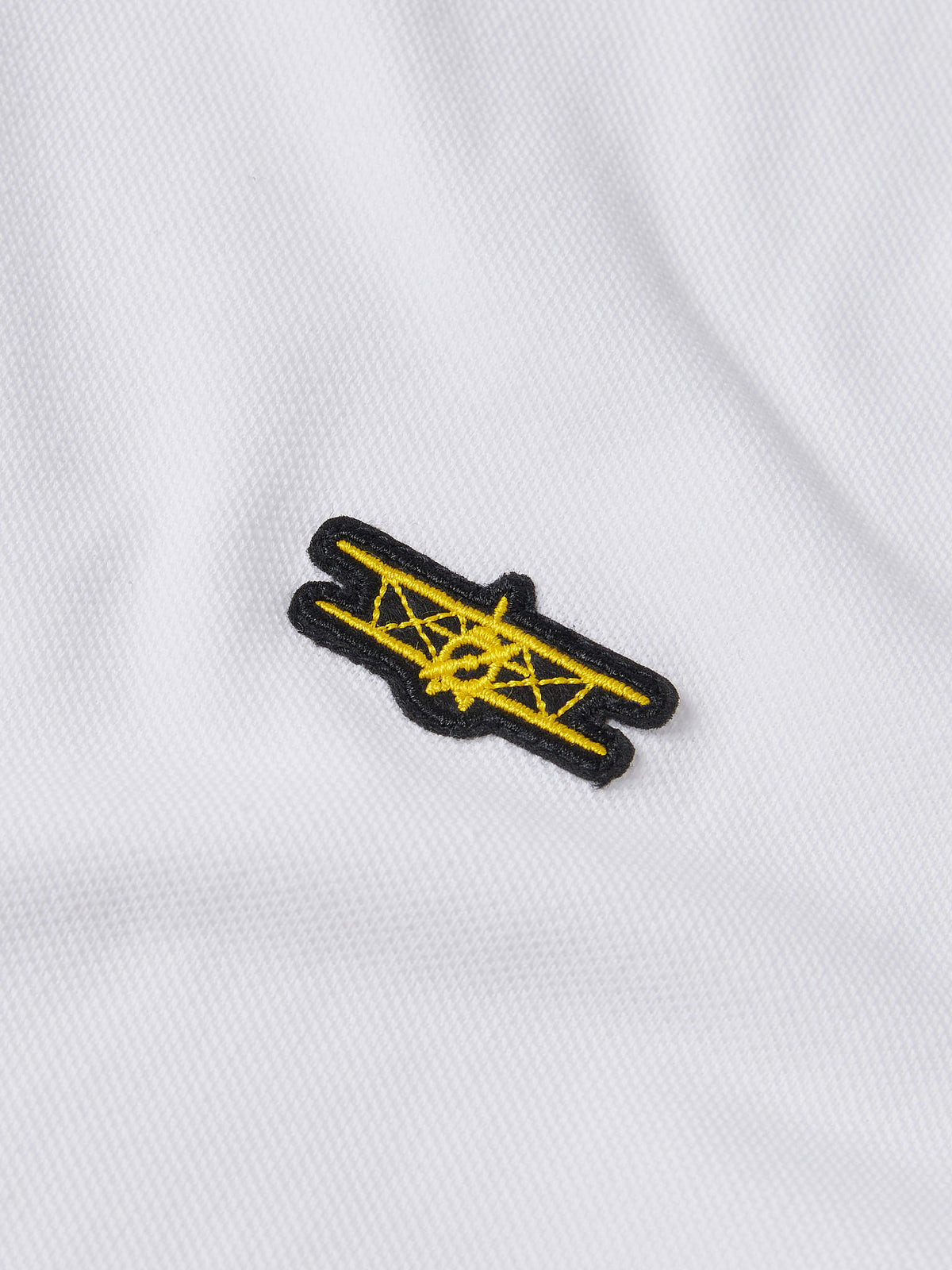 Flyers Mens Polo Shirt Bright White