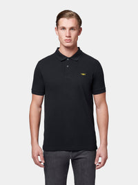 Flyers Mens Polo Shirt Black