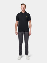 Flyers Mens Polo Shirt Black