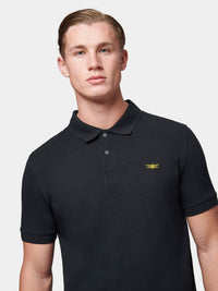 Flyers Mens Polo Shirt Black