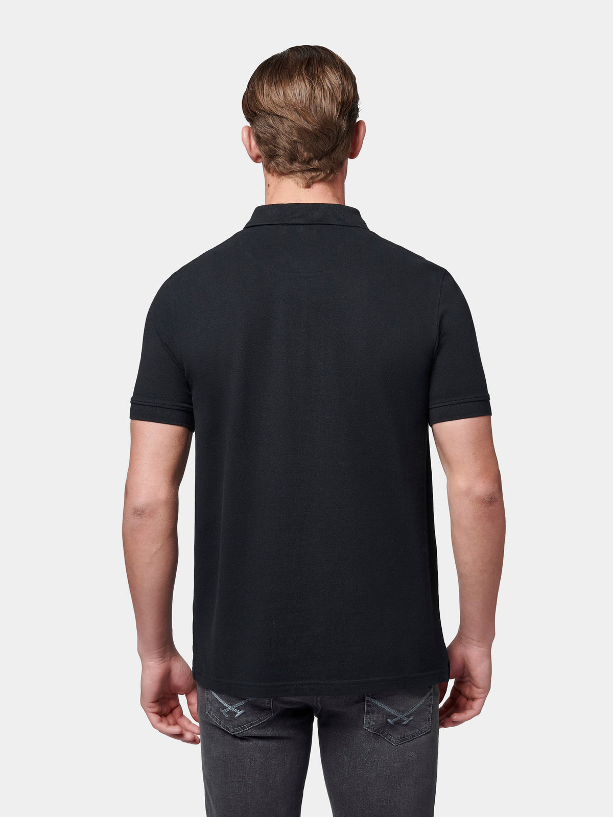 Flyers Mens Polo Shirt Black