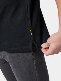 Flyers Mens Polo Shirt Black