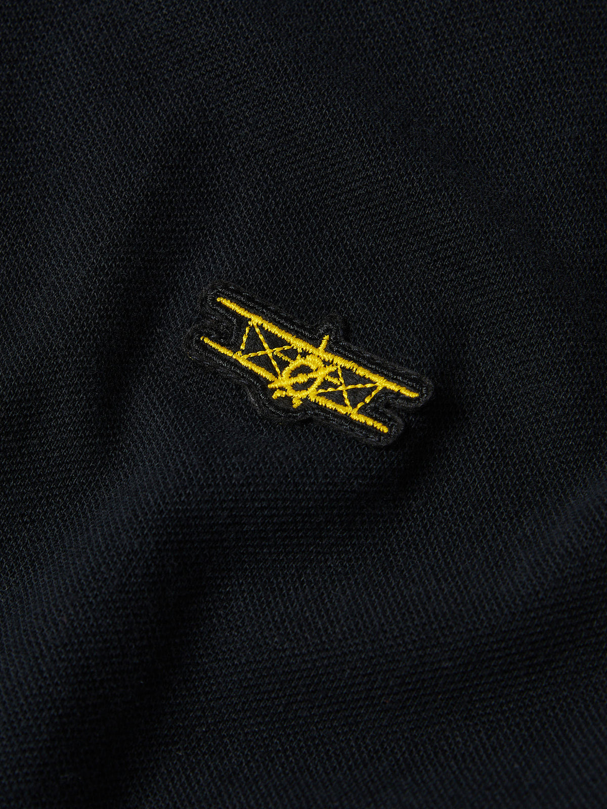 Flyers Mens Polo Shirt Black
