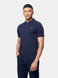 Flyers Mens Polo Shirt Navy Blue
