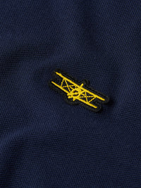 Flyers Mens Polo Shirt Navy Blue