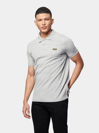 Flyers Mens Polo Shirt Vintage Grey Heather