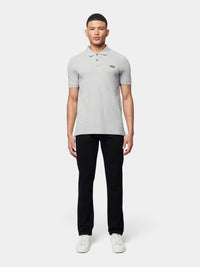 Flyers Mens Polo Shirt Vintage Grey Heather