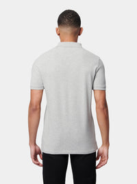 Flyers Mens Polo Shirt Vintage Grey Heather