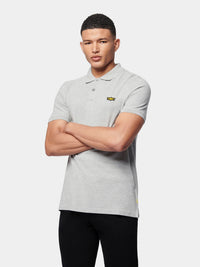 Flyers Mens Polo Shirt Vintage Grey Heather