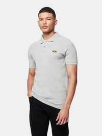 Flyers Mens Polo Shirt Vintage Grey Heather