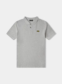 Flyers Mens Polo Shirt Vintage Grey Heather