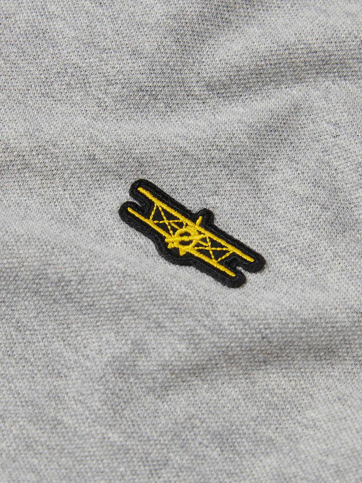 Flyers Mens Polo Shirt Vintage Grey Heather