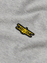 Flyers Mens Polo Shirt Vintage Grey Heather
