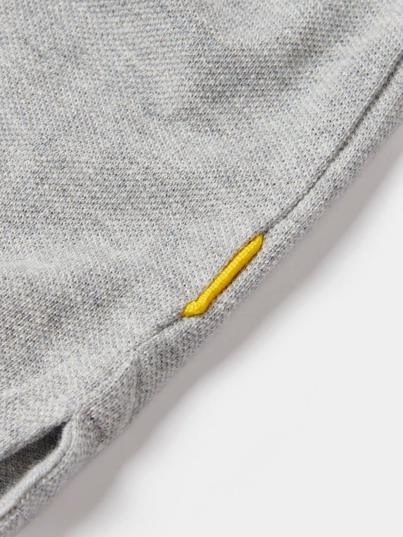 Flyers Mens Polo Shirt Vintage Grey Heather