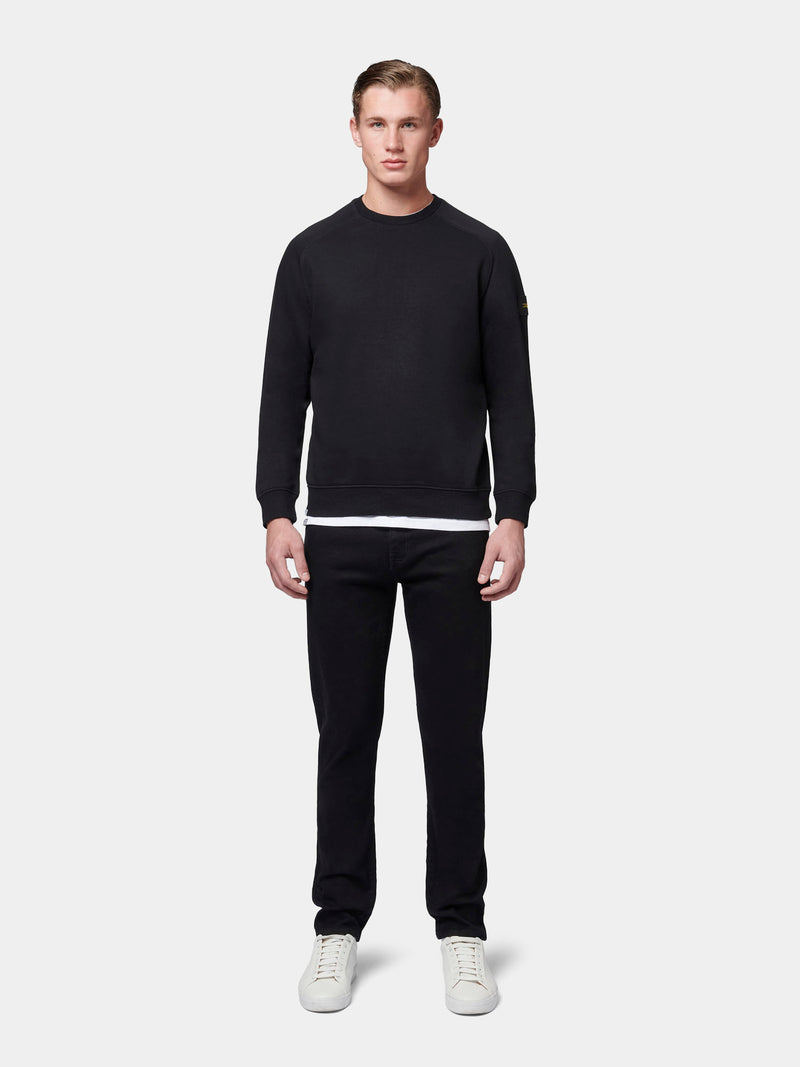 Flyers Mens Loose Fit Sweatshirt Black