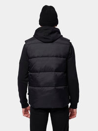 Flyers Mens Wide Baffle Gilet Black