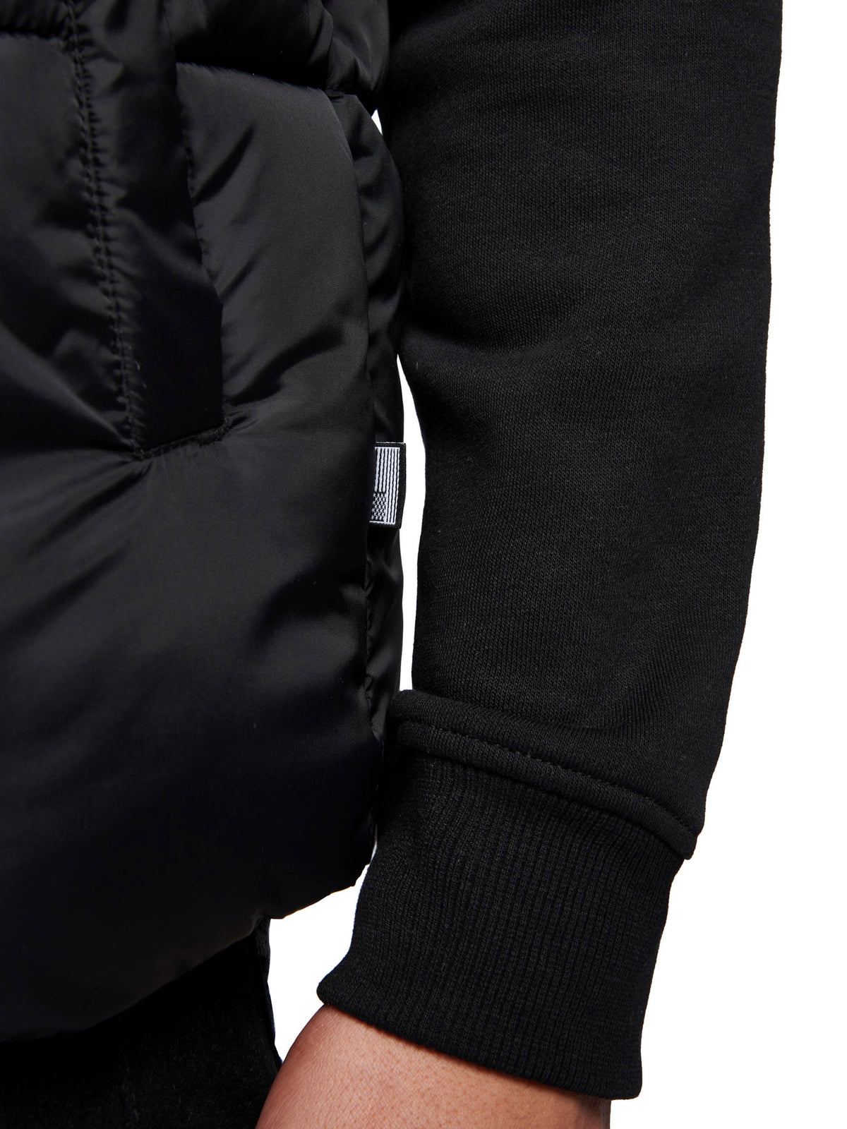 Flyers Mens Wide Baffle Gilet Black