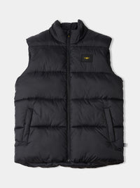 Flyers Mens Wide Baffle Gilet Black