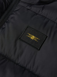 Flyers Mens Wide Baffle Gilet Black